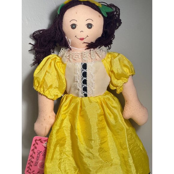 Vintage Sugarloaf Four Seasons Girl Doll Yellow Dress 1991 Collector Series 90s - Picture 2 of 6
